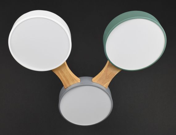 Люстра світлодіодна стельова LED світильник для квартири на стелю лед 27781 Білий 5х50х50 см. | Зображення 4