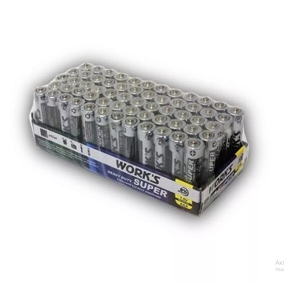 Батарейки Work's HEAVY DUTY R6W-4S/AA/4шт плівка (15 уп в коробкі)