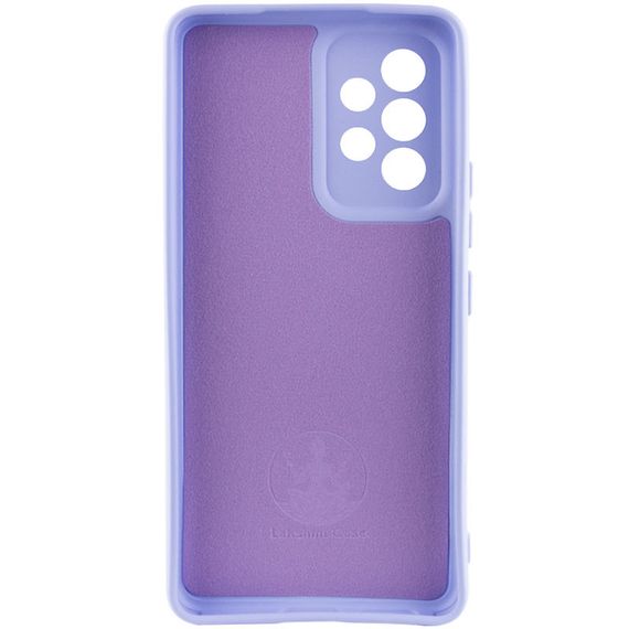 Чехол Silicone Cover Lakshmi Full Camera (A) для Samsung Galaxy A52 4G / A52 5G / A52s Full camera, Бузковий/Dasheen | Зображення 1