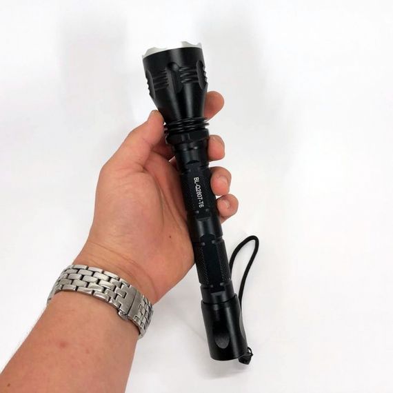 Ліхтар Police Q2807 T6, потужний, під рушницю, винос. кнопка, 1 або 2 акумулятори 18650, зарядка 220V/12V (47275-2807_591) | Зображення 5