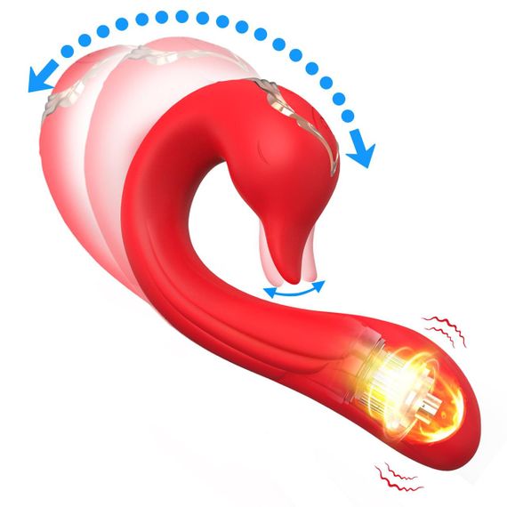 Вибратор - Swan Red Sex Aura | Зображення 4