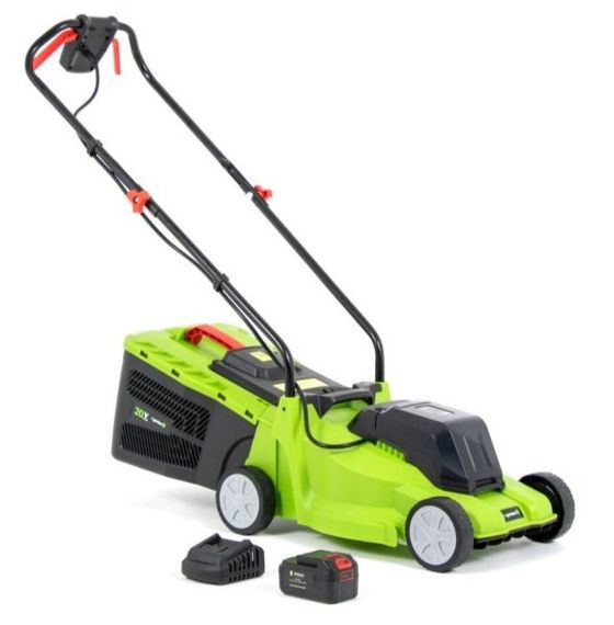 Газонокосарка акумуляторна 4garden з АКБ та ЗП AM3221S