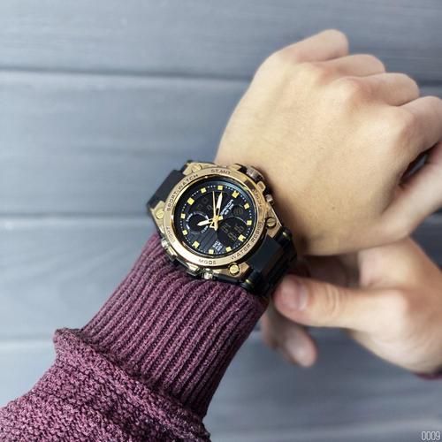 Чоловічий годинник Sanda 739 Black-Gold | Зображення 5