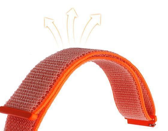 Нейлоновый ремешок Primo для часов Garmin Vivoactive 3 / Vivomove HR / Forerunner 245/645 - Orange | Зображення 2