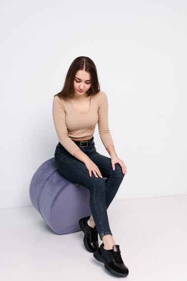 Кроссовки женские Fashion Chris 3894 38 размер 24 см Черный | Зображення 7