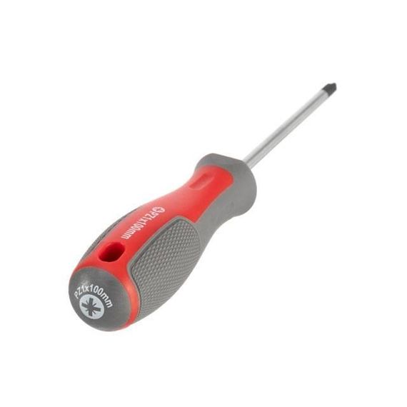 Викруткa хрестова PZ1*100 мм, Cr-V INTERTOOL VT-3332 | Зображення 1