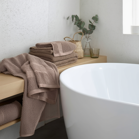 Полотенце для лица 50*95 см хлопковое коричневый Colorful Home 506-22-B-72BR | Зображення 2