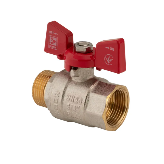 Кран шаровой Koer 3/4" ГШМ (KR.218) (KR0043)