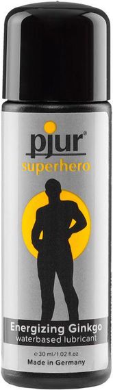 Стимулювальна змазка на водній основі pjur Superhero glide 30 мл, з екстрактом гінкго білоба Sex Aura