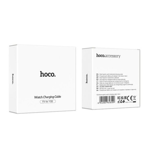 Бездротовий зарядний пристрій для смарт-годинника Y28 Smart sports watch charging cable Black | Зображення 1