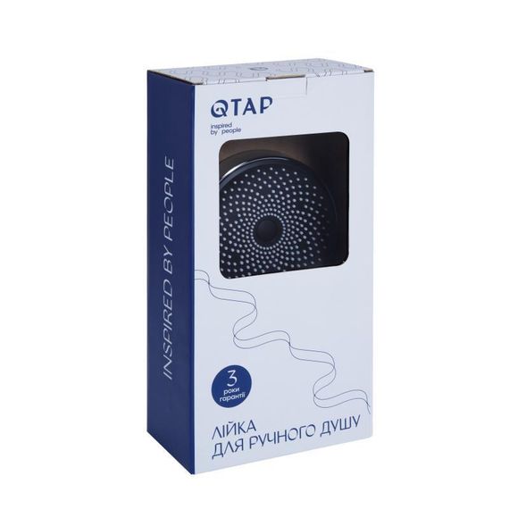 Лійка для ручного душу Qtap Rucni D 130 мм округла QTRUC125CRM45952 Chrome | Зображення 3