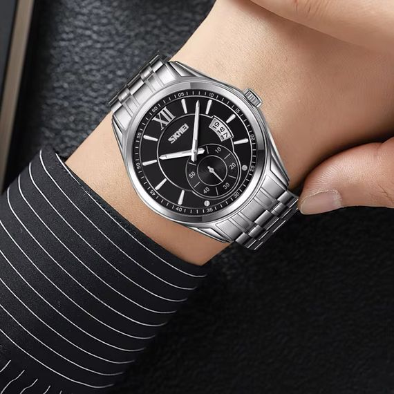 Годинник наручний чоловічий SKMEI 9319SIBK | Зображення 3