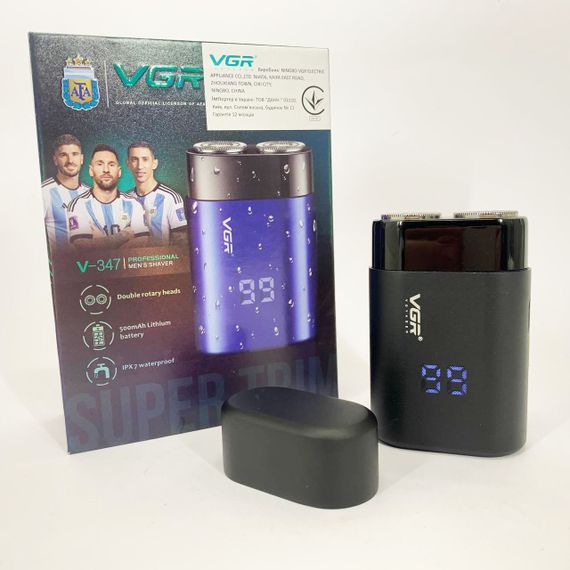 Електробритва VGR V-347. Колір: чорний | Зображення 5