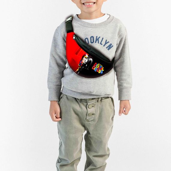 Набор детский цифровой цирк рюкзак 36х27см сумка-бананка,кружка с принтом для мальчика (01619) | Зображення 2