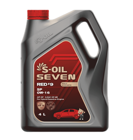 Моторна олива S-OIL 7 RED #9 SP 0W-16 4л.