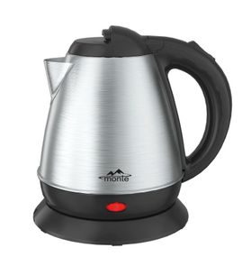 Електрочайник з нержавіючої сталі Monte MT-1800, 0.9 л, 1500 Вт