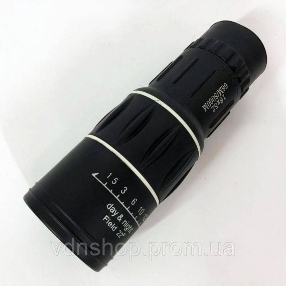 Монокуляр Bushnell 16x52 PowerView монокль, Бушнел, підзорна труба з чохлом JF-51 | Зображення 3