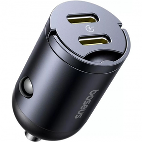 Зарядний Пристрій в авто Baseus Tiny Star Mini Car Charger 2xType-C 30W black