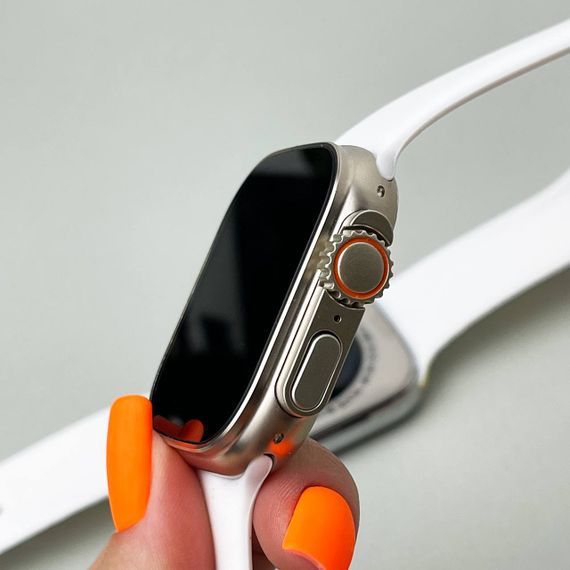 Комплект i50 - Watch Ultra 2 / Smart Watch 9 / 7 ремінців / 2 захисних чохла (Чорний) | Зображення 3