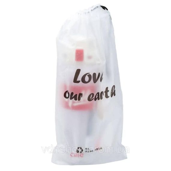 Пляшка для води 860 мл тритан з ремінцем і ручкою Червона HP17303R | Зображення 4