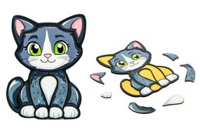 Пазл-складалка Puz-22958 "Котик" PuzzleOk