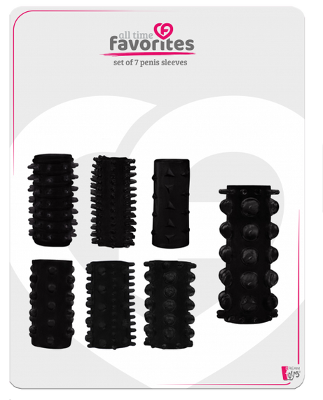 Набір насадок ALL TIME FAVORITES PENIS SLEEVES SET sexstyle | Зображення 3