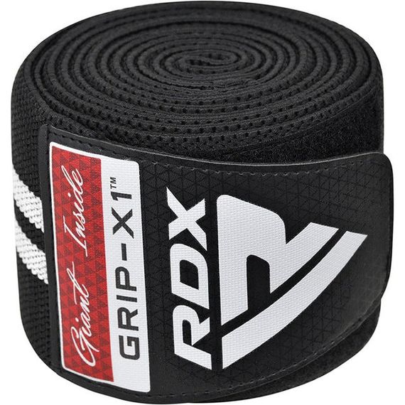 Бинти на коліна RDX GYM KNEE WRAP R11 BLACK/WHITE | Зображення 4