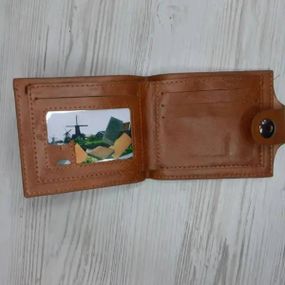 Гаманець чоловічий з екошкіри DAIGIST DAIQISI Leat Strauss&Co Коричневий