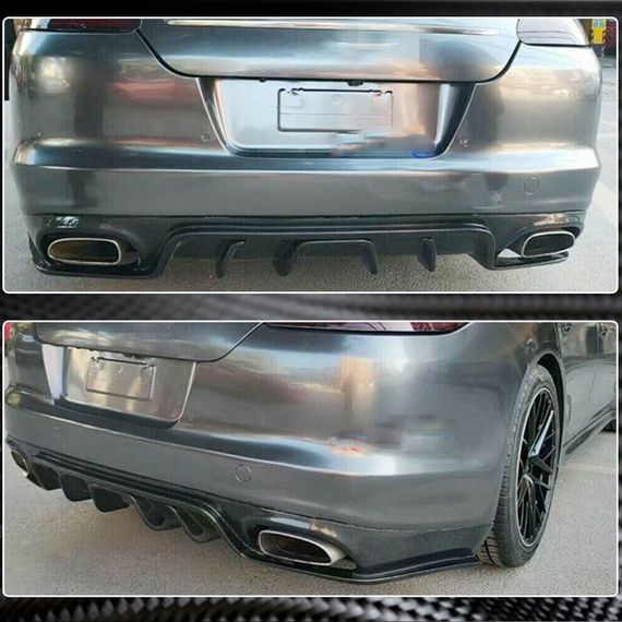 Дифузор заднього бампера (2009-2013, Карбон) для Porsche Panamera рр | Зображення 2