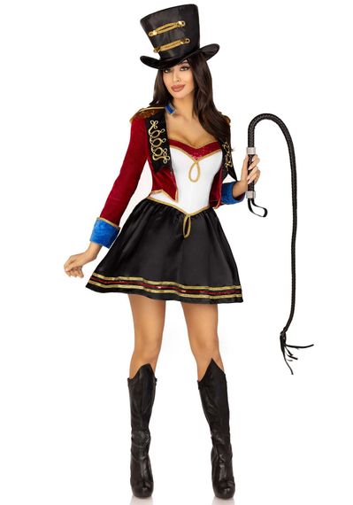 Костюм дресирувальниці Leg Avenue Ringmaster Costume S, сукня, капелюх | Зображення 3