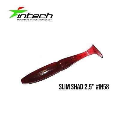 ".Приманка Intech Slim Shad 2,5"(12 шт) (IN58)