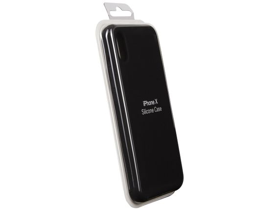Силіконовий чохол Apple Silicone Case Black для iPhone X | Зображення 2