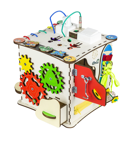 Будиночок розвиваючий. Бізіборд K009 з підсвічуванням | Зображення 1