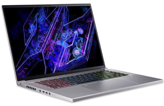 Ноутбук Acer Predator Triton Neo 16 PTN16-51 16' WQXGA, Intel U7-155H, 16GB, F1TB, NVD4060-8, Lin, сріблястий (NH.QSAEU.002) | Зображення 2