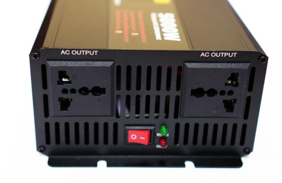 Преобразователь напряжения Eryuan 12V → 220V 5000W с LCD и вольтметром ∙ Инвертор 12-220 чистый синус Eryuan 5000 Вт | Зображення 5