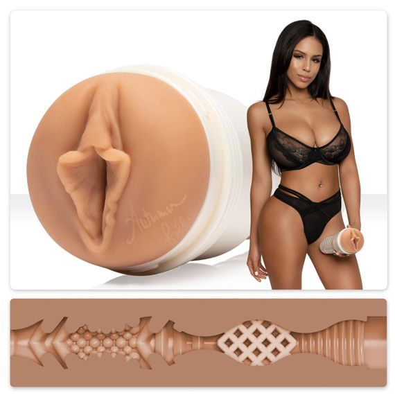 Мастурбатор Fleshlight Girls: Autumn Falls - Cream, зі зліпка вагіни, дуже ніжний Sex Aura | Зображення 1
