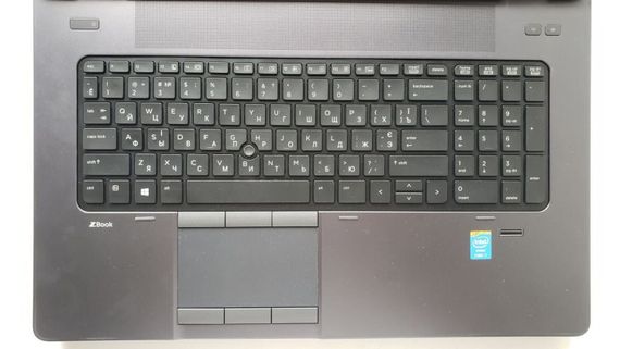 Мобильная рабочая станция HP ZBook 17 G1 / 17.3" (1600x900) TN / Intel Core i7-4700MQ (4 (8) ядра по 2.4 - 3.4 GHz) / 16 GB DDR3 / 200 GB SSD + 500 GB HDD / nVidia Quadro K610M, 1 GB GDDR5, 64-bit / WebCam / DVD-ROM б/у | Зображення 2
