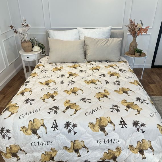 Ковдра євро з верблюжої вовни Arda Camell wool 21429 195х215 см | Зображення 3