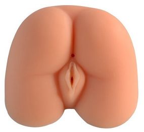 Мастурбатор в виде попы без вибрации  вагина и анус  Rebecca Sex Ass телесный Sex Aura