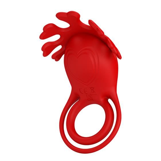 Ерекційне кільце - Pretty Love Vibrant Penis Ring Ruben Red | Зображення 1