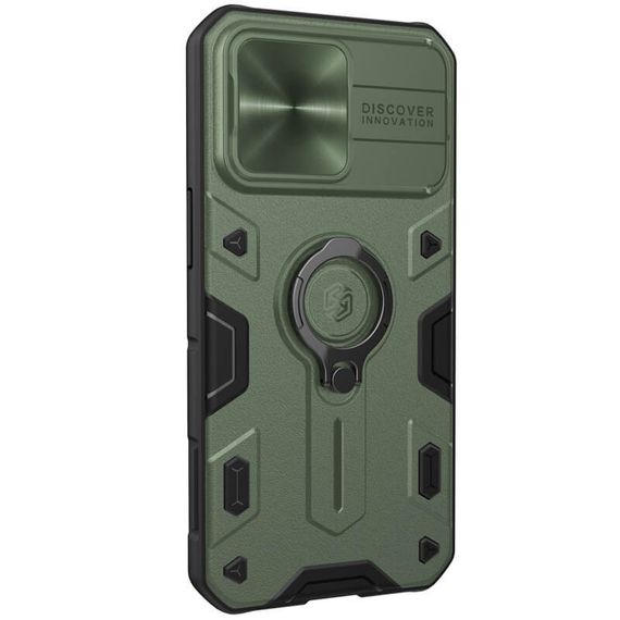 TPU+PC чехол Nillkin CamShield Armor no logo (шторка на камеру) для Apple iPhone 13 Pro Max (6.7") | Зображення 3