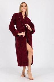 Женский халат Nusa 6895, бордовый 3XL
