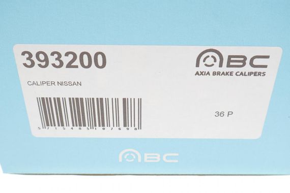 Суппорт тормозной передний  L Nissan X-Trail I 01-13 d=45mm  Akebono  393200 | Зображення 4