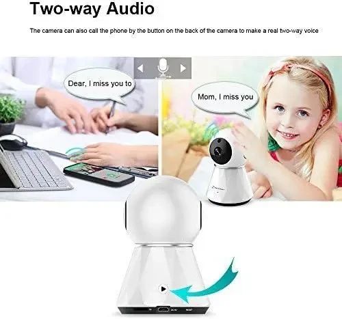 Беcпроводная WIFI видеокамера Eseesmart, Wi-Fi радионяня видеоняня | Зображення 1