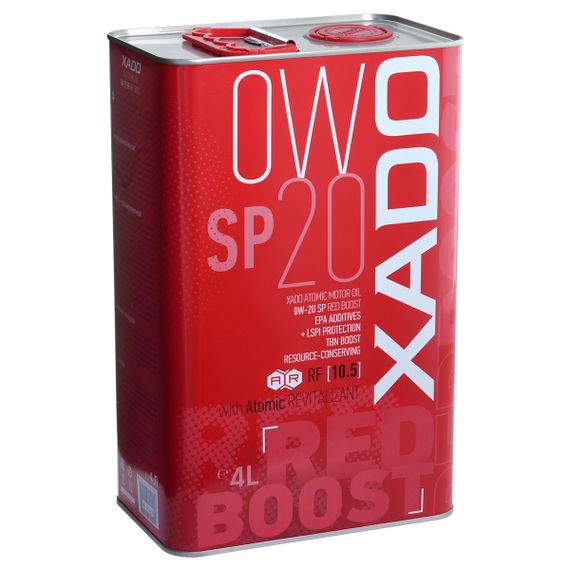 Синтетична олива XADO Atomic Oil SP RED BOOST 0W-20  4л