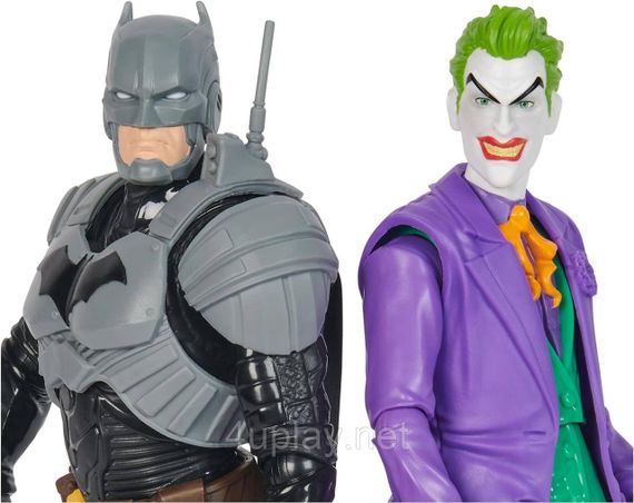 Оригинал DC Comics Batman Adventures Batman vs The Joker Набор 30см фигур Бэтмен против Джокера с аксессуарами | Зображення 8