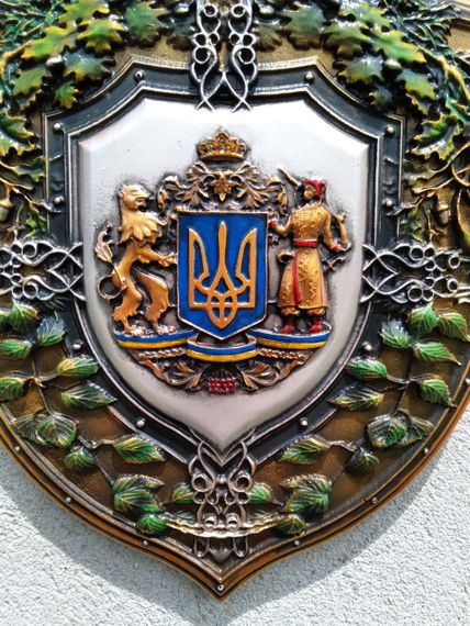 Панно герб Украины Объемная картина | Зображення 2