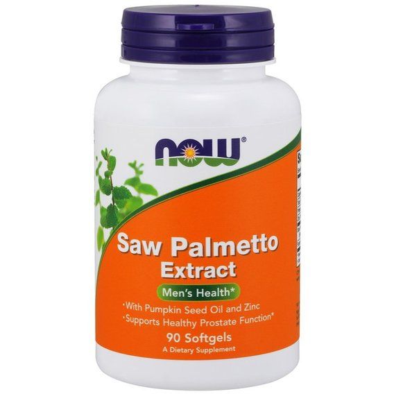 Екстракти ягід сереноа NOW Foods Saw Palmetto Extract 80 mg 90 Softgels