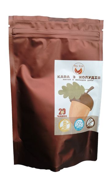 Кава / квас з жолудів дуба, зниження цукру, 100г | Зображення 1