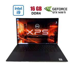 Ігровий ноутбук Dell XPS 15 9500 / 15.6" (3840x2400) IPS Touch / Intel Core i9-10885H (8 (16) ядер по 2.4 - 5.3 GHz) / 16 GB DDR4 / 512 GB SSD / nVidia GeForce GTX 1650 Ti, 4 GB GDDR6, 128-bit / WebCam б/в